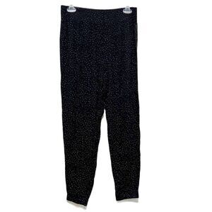 H&M Basic Jogger Pants Black Stretch Elastic Waist Lightweight Women size Medium